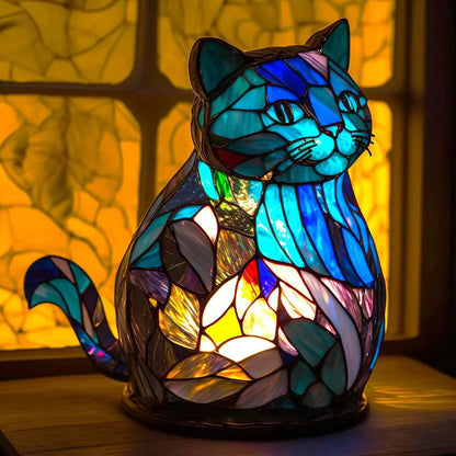 Handcrafted Cat Lamp