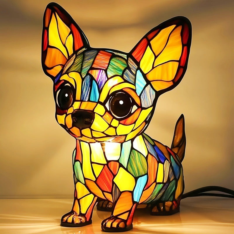 Handmade Dog Lamp
