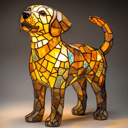 Handmade Dog Lamp