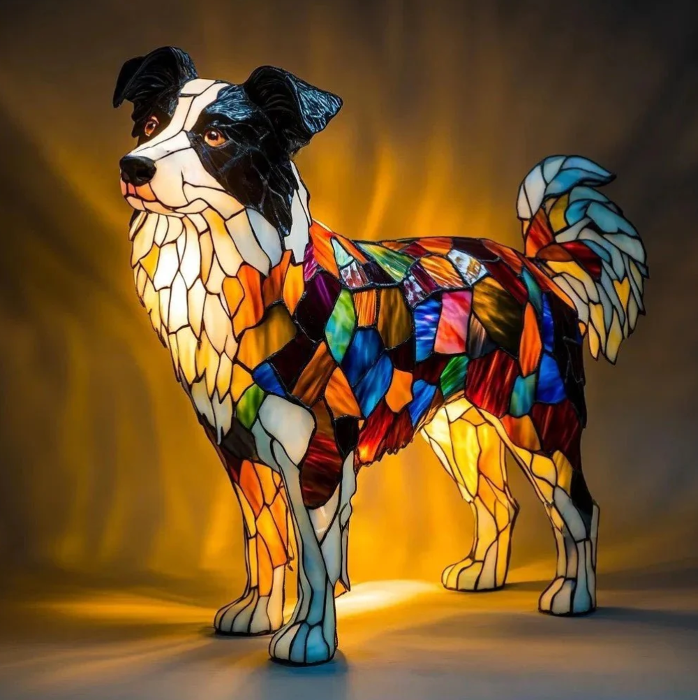 Handmade Dog Lamp