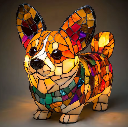 Handmade Dog Lamp
