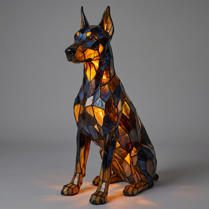 Handmade Dog Lamp