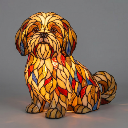 Handmade Dog Lamp